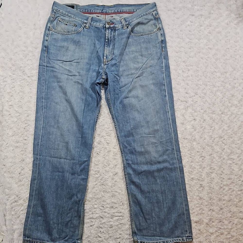 Tommy Jeans Madison Straight Fit 38 x 30 Light Wash